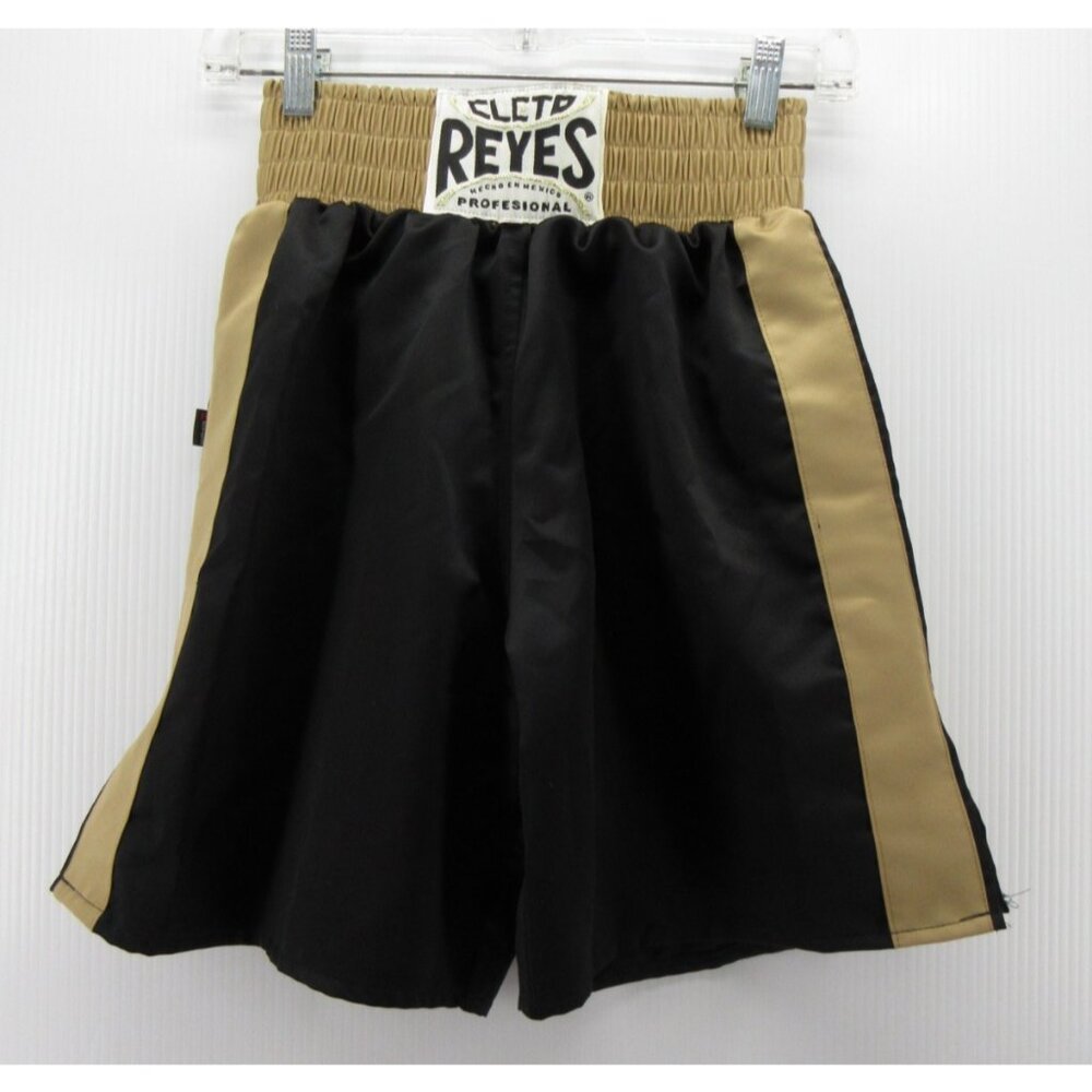 Cleto Reyes Boxing Shorts XS Gold Professional Fight Trunks 7” Inseam